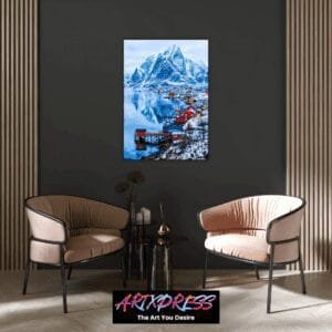 Lofoten Islands Metal Poster