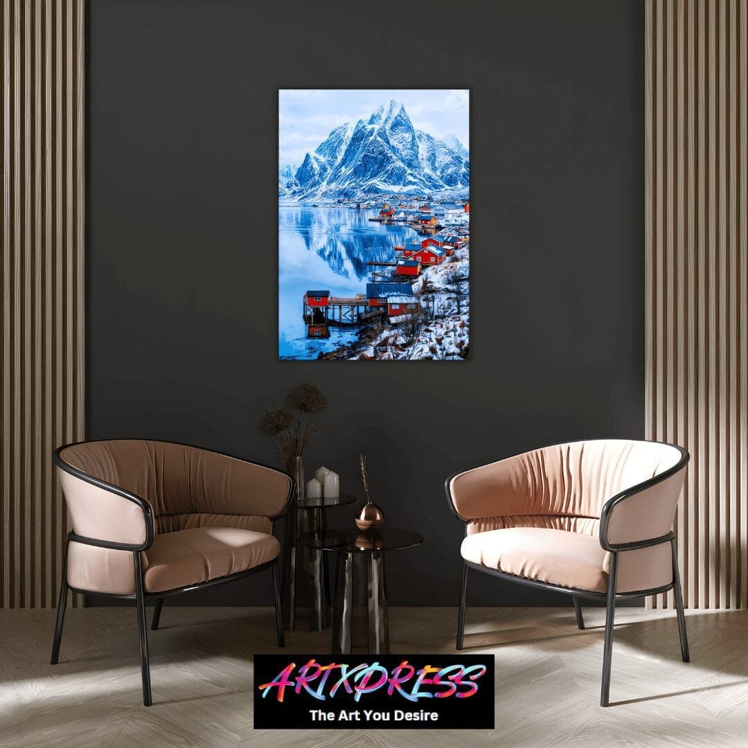 Lofoten Islands Metal Poster