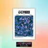 Gemini Star Sign Abstract Metal Poster