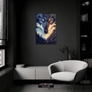 Scary Wolf | Metal Poster