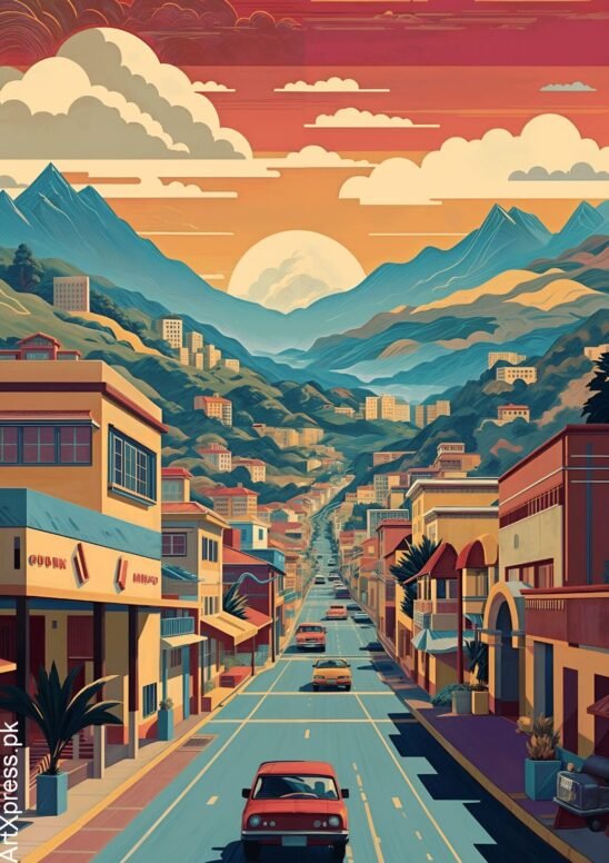 Honduras-Tegucigalpa Retro Metal Poster