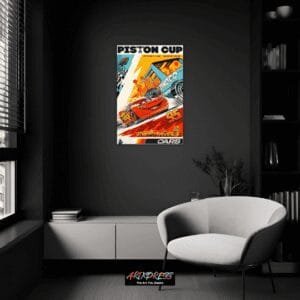 Cars Piston Cup | Metal Poster