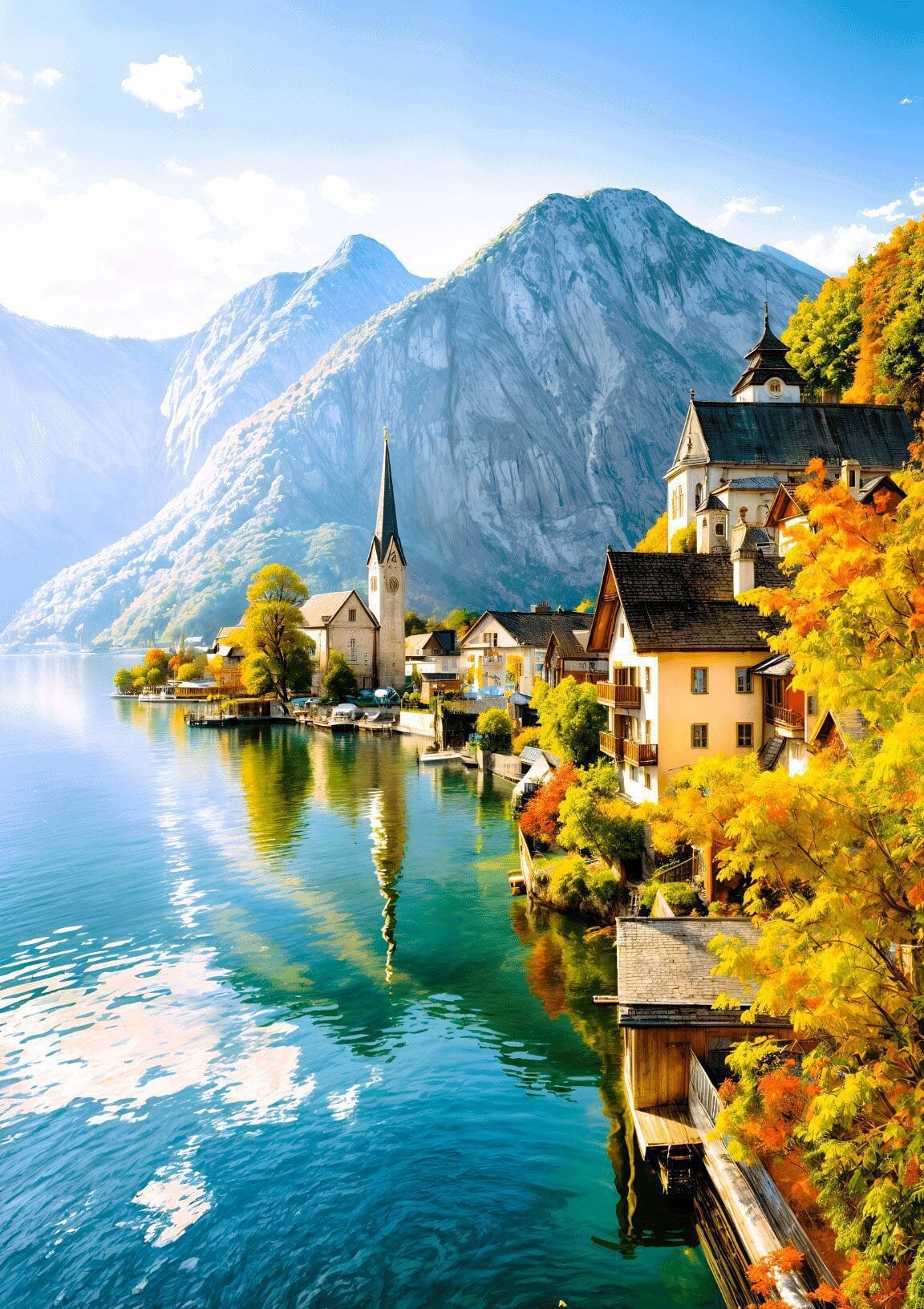 Alps Mountain Australia Metal Poster