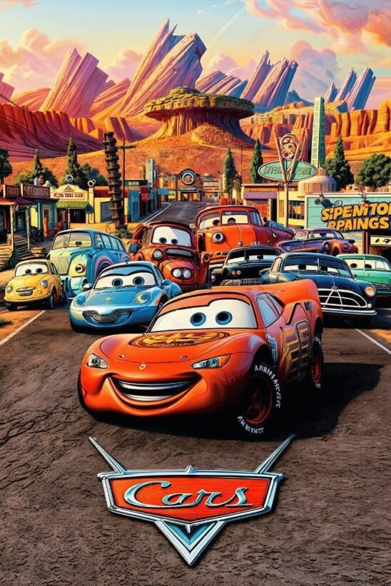 Cars Movie | Metal Poster