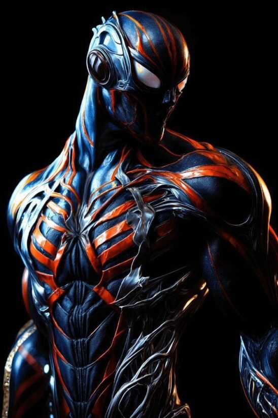 Cyborg Character | Metal Poster