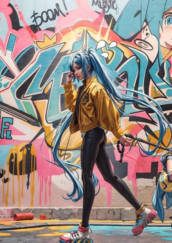 Hatsun Miku Metal Poster