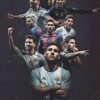Messi M10 Metal Poster