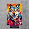 Wolf Portrait Metal Poster