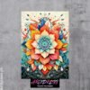 Mandala Abstract Metal Poster