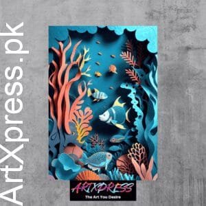 Fish Aquarium Metal Poster