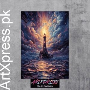 Lighthouse Metal Poster