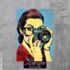 Photographer Portrait Metal Poster