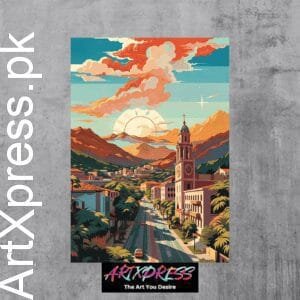 Honduras-Tegucigalpa Retro Metal Poster