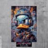 Cartoon Duck Metal Poster
