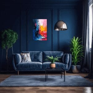 Colorful Oil Painted | Metal Poster