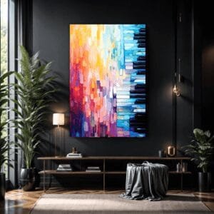 Piano Keyboard | Metal Poster