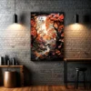 Whispering Wings Paper Crafted Village | Metal Poster