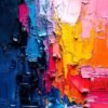 Colorful Oil Painted | Metal Poster