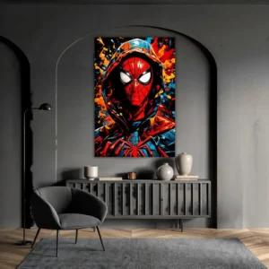 Spiderman Comic Style | Metal Poster