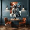 Astronaut In Space | Metal Poster