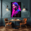 John Wick Neon | Metal Poster
