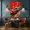 Ferrari Racing Car | Metal Poster