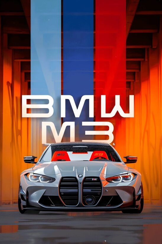 BMW M3 Sports Car | Metal Poster