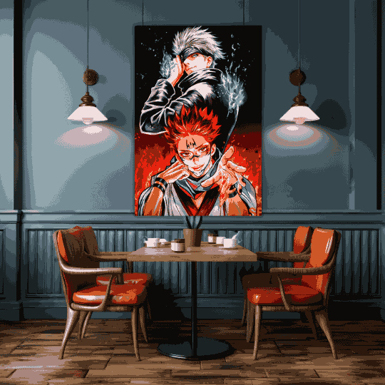 Gojo And Sukuna | Metal Poster