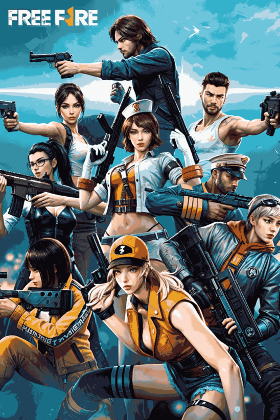 Garena Free Fire | Metal Poster