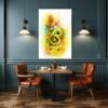 Subhan Allah – Islamic Calligraphy | Metal Poster | Wall Art
