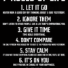 7 Rules For Life | Metal Poster | Wall Art