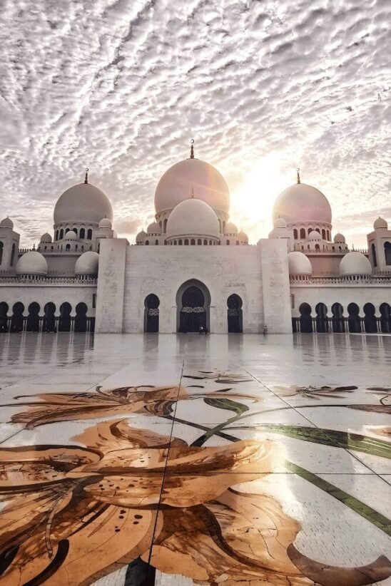 Sheikh Zayed Grand Mosque – Islamic Monuments | Metal Poster | Wall Art