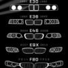BMW M3 Evolution | Cars & Bikes Posters | Metal Posters | Wall Art