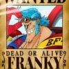 Franky Wanted – One Piece | Anime | Metal Posters | Wall Art