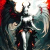 Gothic Angel And Devil | Anime | Metal Poster | Wall Art