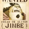 Jinbe Wanted – One Piece | Anime | Metal Poster | Wall Art