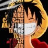 One Piece Monkey D. Luffy | Anime | Metal Posters | Wall Art