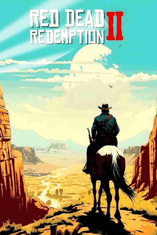 Red Redemption 2 | Gaming Posters | Metal Posters | Wall Art