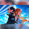 Kirito And Asuna | Anime Posters | Metal Posters | Wall Art