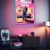 Grand Theft Auto VI GTA 6 | Gaming Posters |Gaming Metal Posters | Wall Art