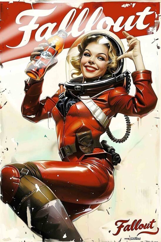 Fallout Poster | Illustrations & Digital Art Posters | Metal Posters | Wall Art