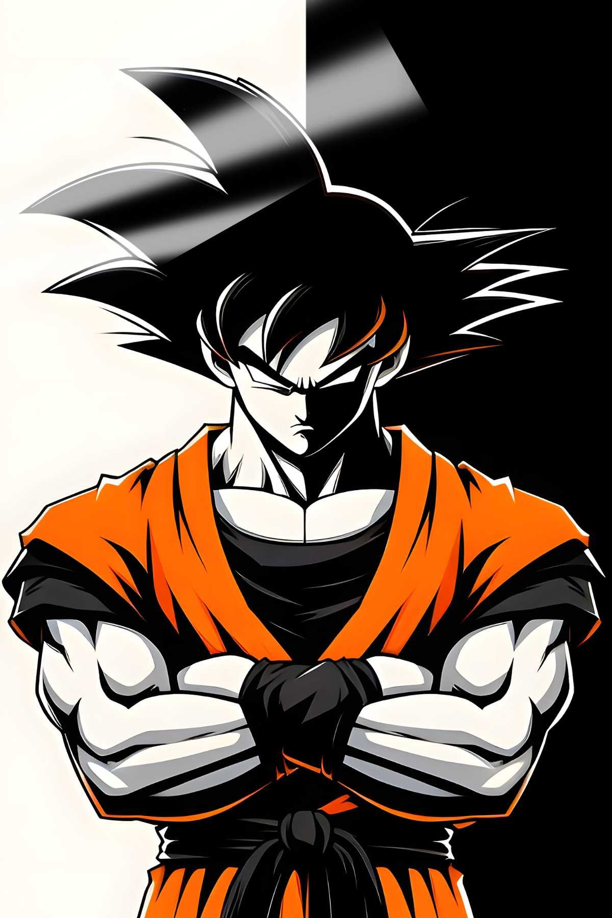 Son Goku Dragon Ball Z | Anime Posters | Metal Posters | Wall Art
