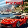 Ferrari Travel Poster | Cars & Bikes Posters | Metal Posters | Wall Art