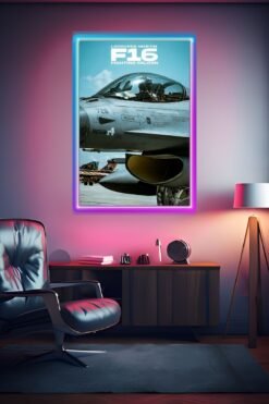 F 16 The Fighting Falcon | Fighter Jets | Aviation Posters | Metal Posters | Wall Art
