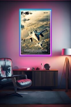 F 16 Multirole Fighter | Fighter Jets | Aviation Posters | Metal Posters | Wall Art