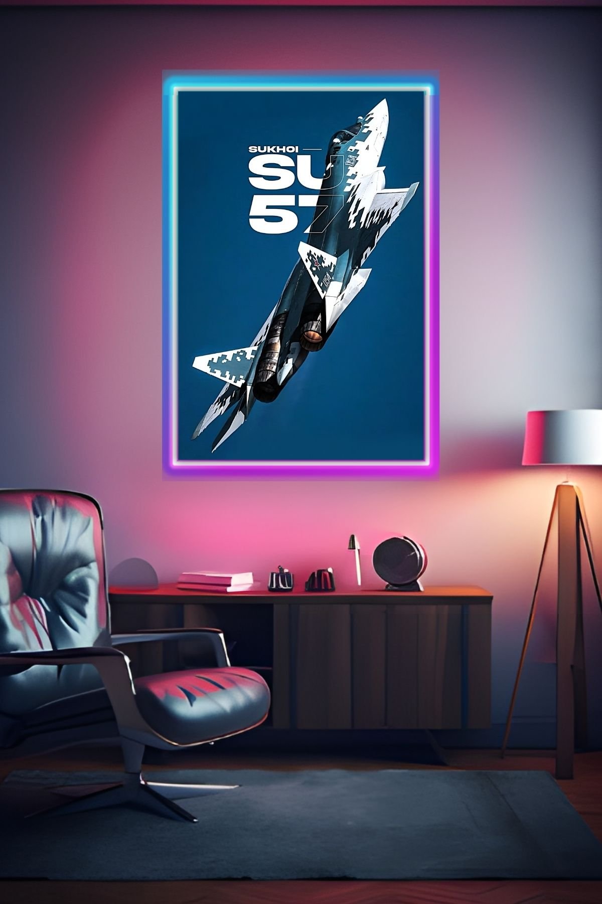 Sukhoi SU 57 | Fighter Jets | Aviation Posters | Metal Posters | Wall Art