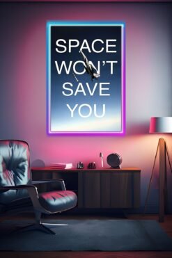 Space Won’t Save You | Fighter Jets | Aviation Posters | Metal Posters | Wall Art