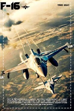 F 16 Multirole Fighter | Fighter Jets | Aviation Posters | Metal Posters | Wall Art