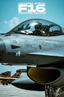 F 16 The Fighting Falcon | Fighter Jets | Aviation Posters | Metal Posters | Wall Art