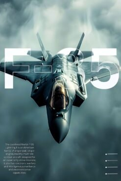 F 35 Lightning | Fighter Jets | Aviation Posters | Metal Posters | Wall Art